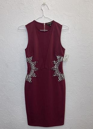 Сукня жіноча святкова бордо