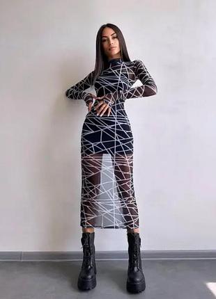 Сукня сітка