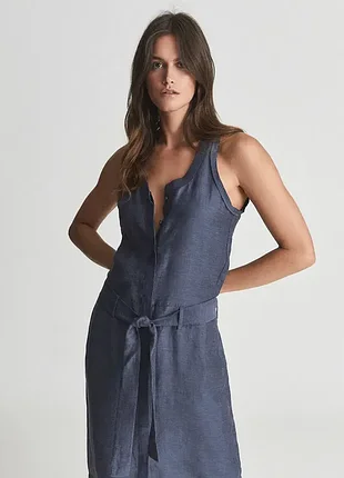 Льняное платье reiss
