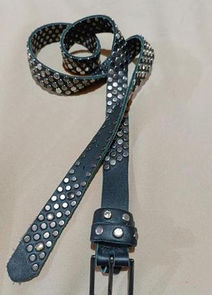 Пояс ремень кожаный