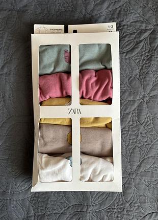 Боді з довгим рукавом zara