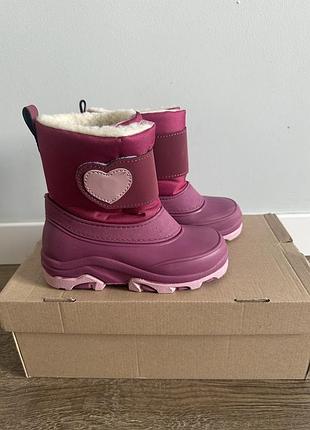 Чобітки зимові, утепленні дутіки friboo 28 / 29