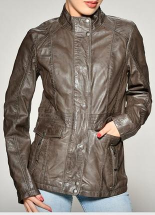 Женская кожаная куртка, мягкая куртка из кожи ягненок mustang 
#1