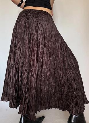 Шелковая юбка жатка