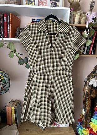 Елегантний комбінезон демісезон спідниця-шорти в стилі олд мані✨