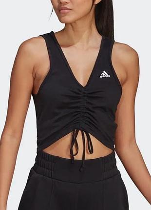 Спортивний жіночий женский  кроп топ топік для бігу для спорту adidas