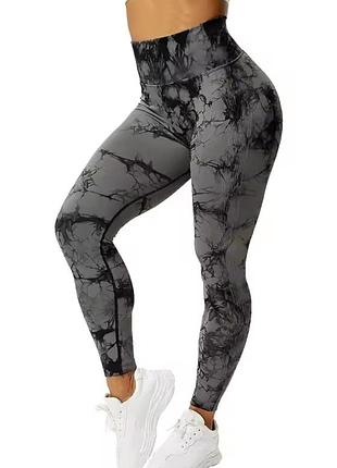 Лосіни з високою талією пуш ап ефектом та утяжкою