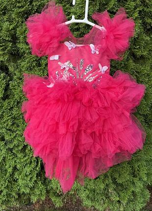 Святкова сукня з аксесуаром на 3 рочки