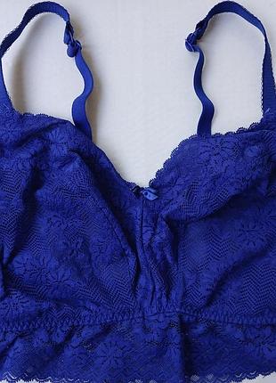 Бюстгальтер кружевной бралетт без косточек m&amp;s xlash 18 (а-с)