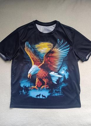 Футболка 3d з яскравими принтом