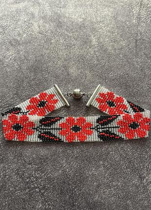 Чокер ручної роботи з бісеру