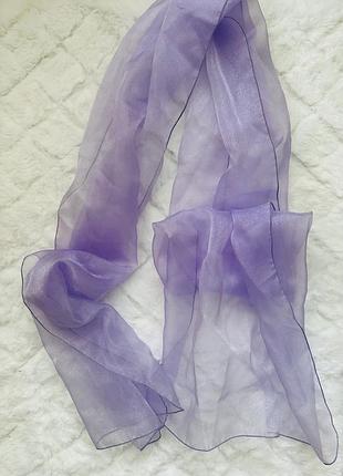 Легкий шалик бірюзового кольору