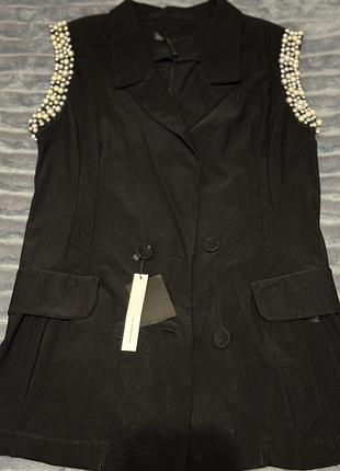 Крутой стильный жилет м (новый с биркой)