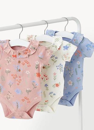 Комплект боді 3 шт. marks&spencer на вік 18-24 міс./90 см