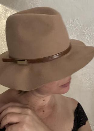 Шляпа с мягкими краями, бежевая , шерсть c&a