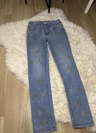 Джинси для дівчинки 6-7 років