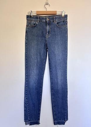 Slim fit джинсы marc cain с интересными деталями