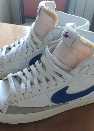Кросівки шкіряні nike blazer mid 45 розмір
