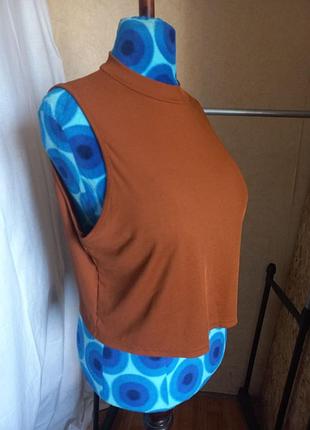 Стильный топ в рубчик 54-56 размер shein