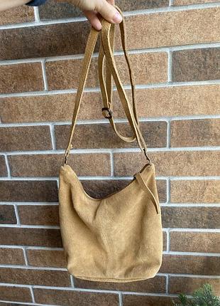 Жіноча замшева сумка natura