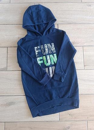 Платье худи туника на девочку 8/128см