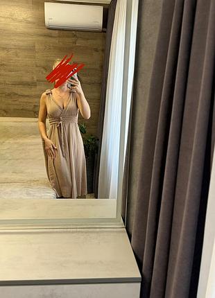 Продам жіночий сарафан, розмір 44, в бежевому кольорі