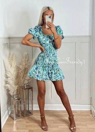 Платье в цветочный принт 4