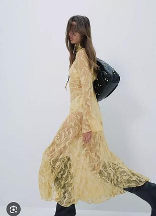 Мереживна сукня h&m edition