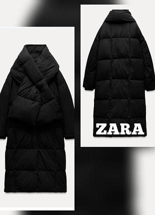 Куртка zara размер m zw collection оригинал в наличии зима без шарфа