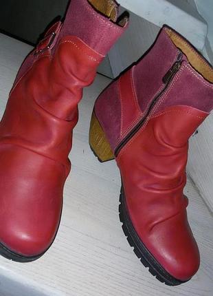 The art company (іспанія)-стильні  шкіряні черевики,ботільйони 42розмір (28 см)