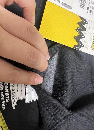 Світшот реглан худі на флісі snoopy zara 6