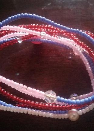 Браслет из бисера  хедмейд