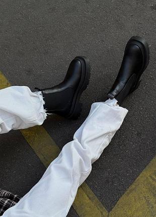 Челси 10857, р.36,37,38,39,40, натуральная кожа, черный