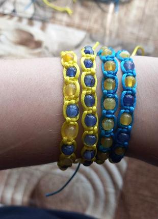 Патриотические браслеты ручной работы