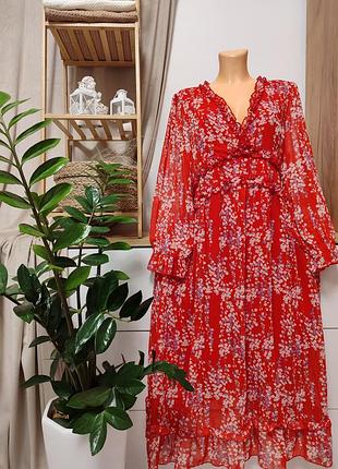 Роскошное шифоновое платье!