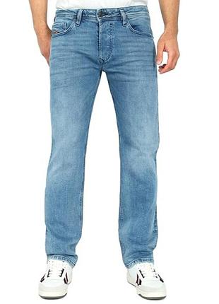 Крутые фирменные мужские джинсы с потёртостями cult edition