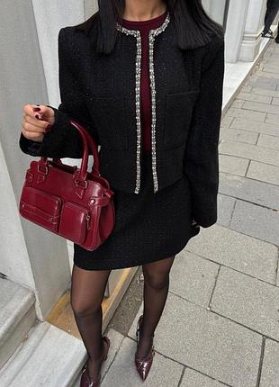 Роскошный, стильный костюм в стиле коко шанель.