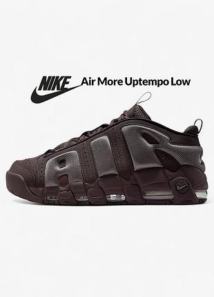 👟nike air more uptempo low baroque brown