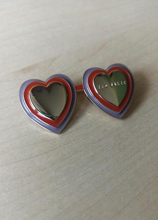 Брошь два сердца от ted baker