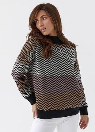 Светр жіночий в'язаний, чорний