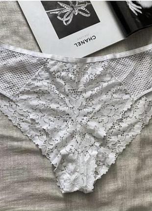 New look чудові білі мереживні трусики