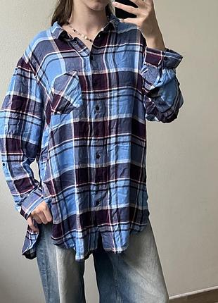 Жіноча стильна сорочка в клітинку  xl/2xl george