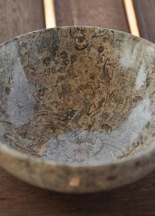 Пиала из натурального камня яшма, 10 см (цвет, как на фото)