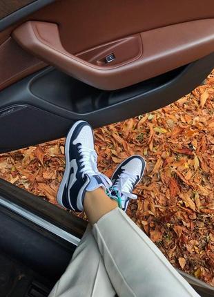Nike air jordan 1 retro high женские кожаные кроссовки (деми)🆕высокие найк аир джордан🆕5 фото
