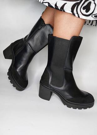 Чоботи демі шкіряні caprice німеччина