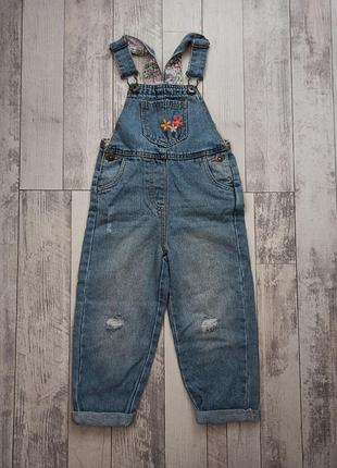 Джинсовый комбинезон р.104