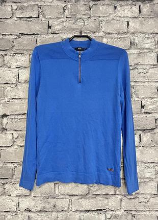 Лонгслив классический джемпер босс на молнии hugo boss кофта мерседес амг свитер формула 1 formula racing team mercedes benz amg petronas пуловер bmw