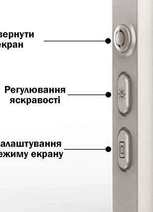 Магнитный экран/монитор для смартфонов с динамиками на заднюю панель телефона для селфи и блога fotorgear x40