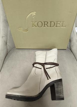 Зимние ботинки kordel сапожки сапоги сапоги зима мех кожа коза kordel зима казаки (38-101) (39-102)