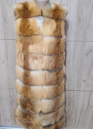 Безрукавка из натурального леса